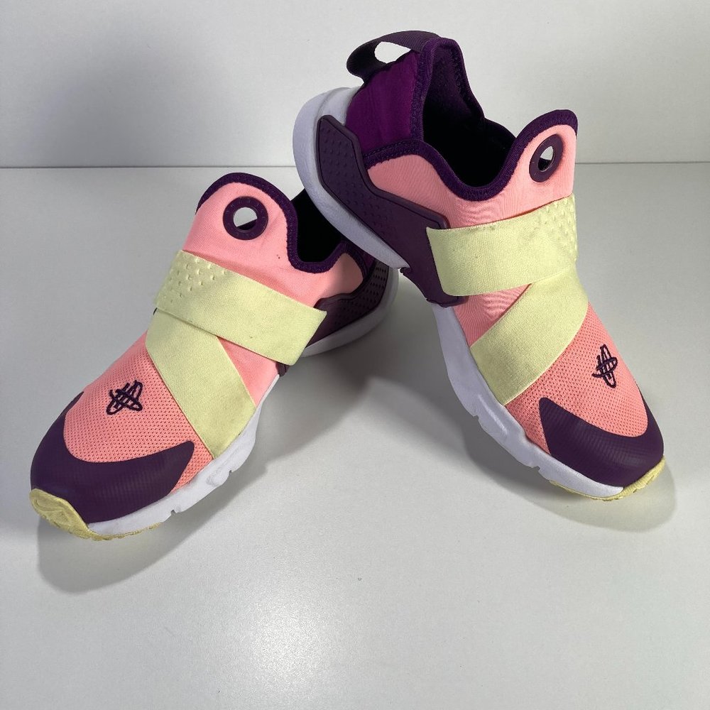 NIKE Huarache Extreme GS Pink Citron Sneakers 6.5 Y AV8239-600 Womens US 8
